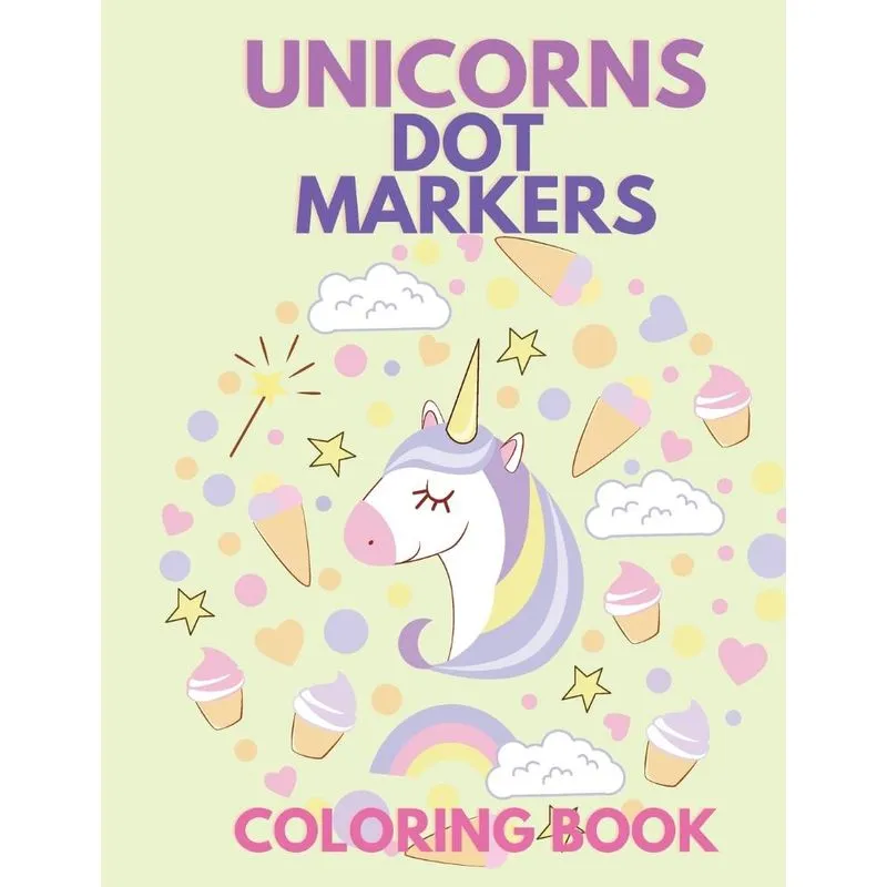 Unicorns Dot Markers Coloring Book