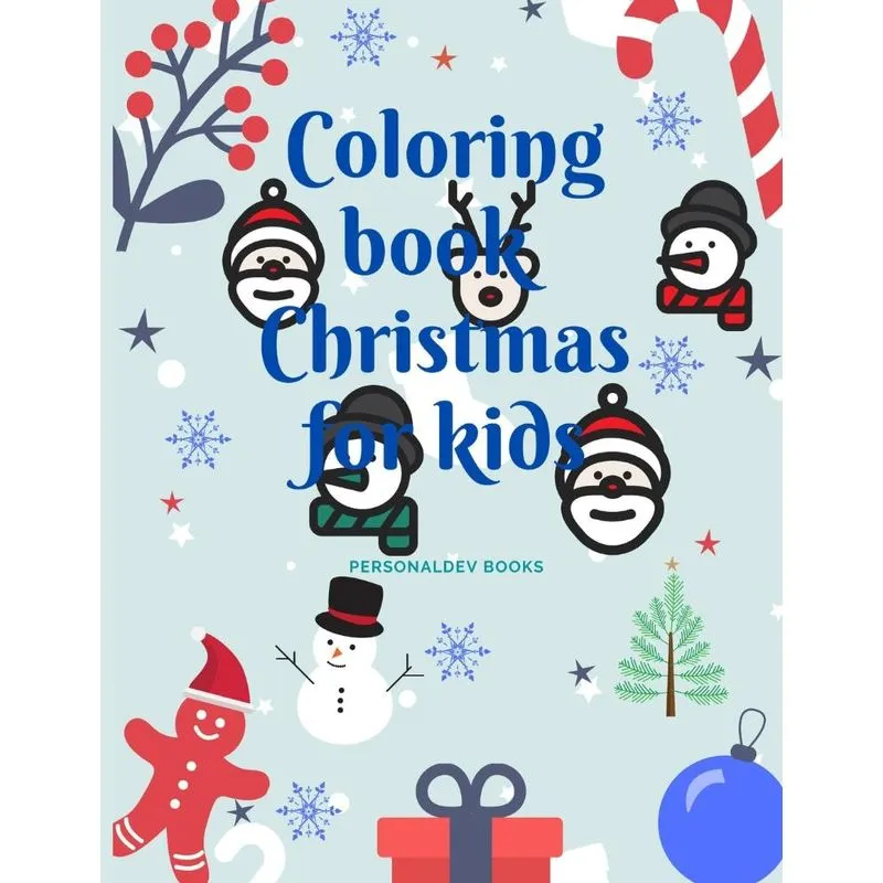 Coloring book Christmas for kids