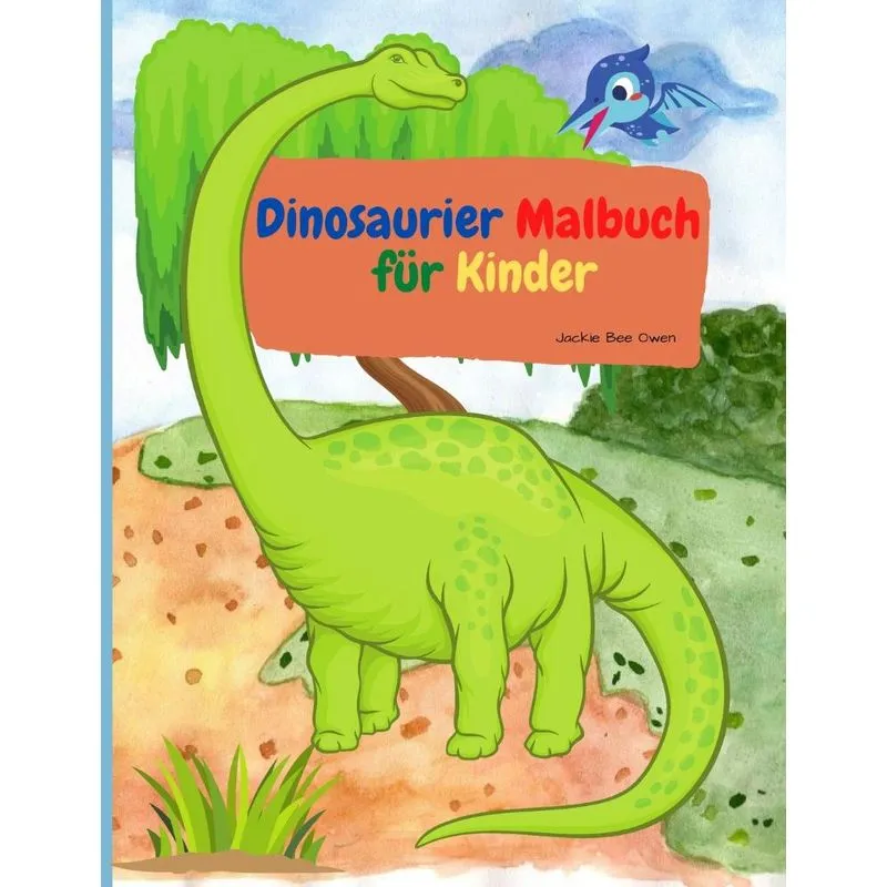 Dinosaurier-Malbuch für Kinder