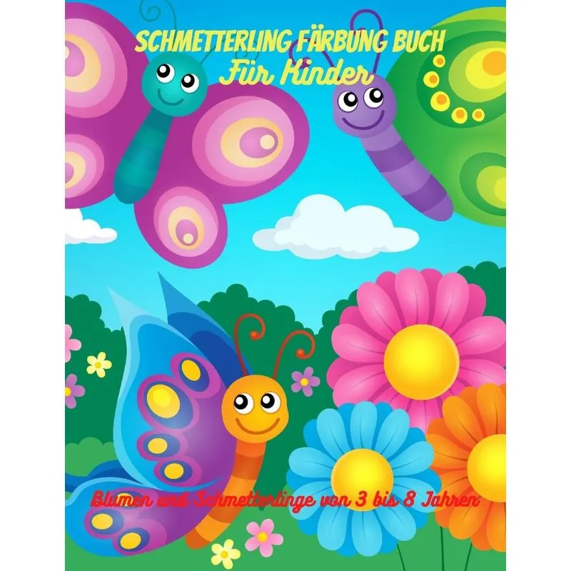 Schmetterlinge Malbuch für Kinder