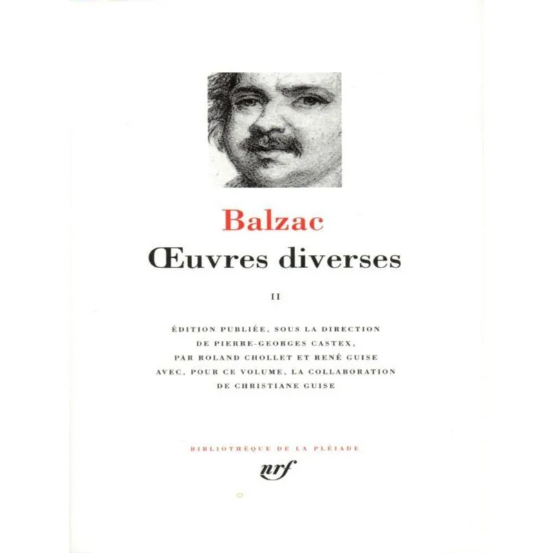 BALZAC - OEUVRES DIVERSES - VOL. 2
