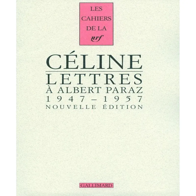Lettres À Albert Paraz (1947-1957)