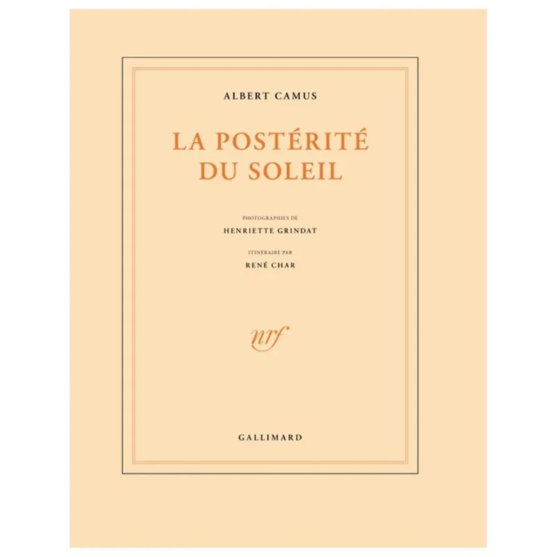 LA POSTÉRITÉ DU SOLEIL
