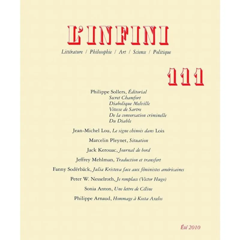 Linfini n. 111