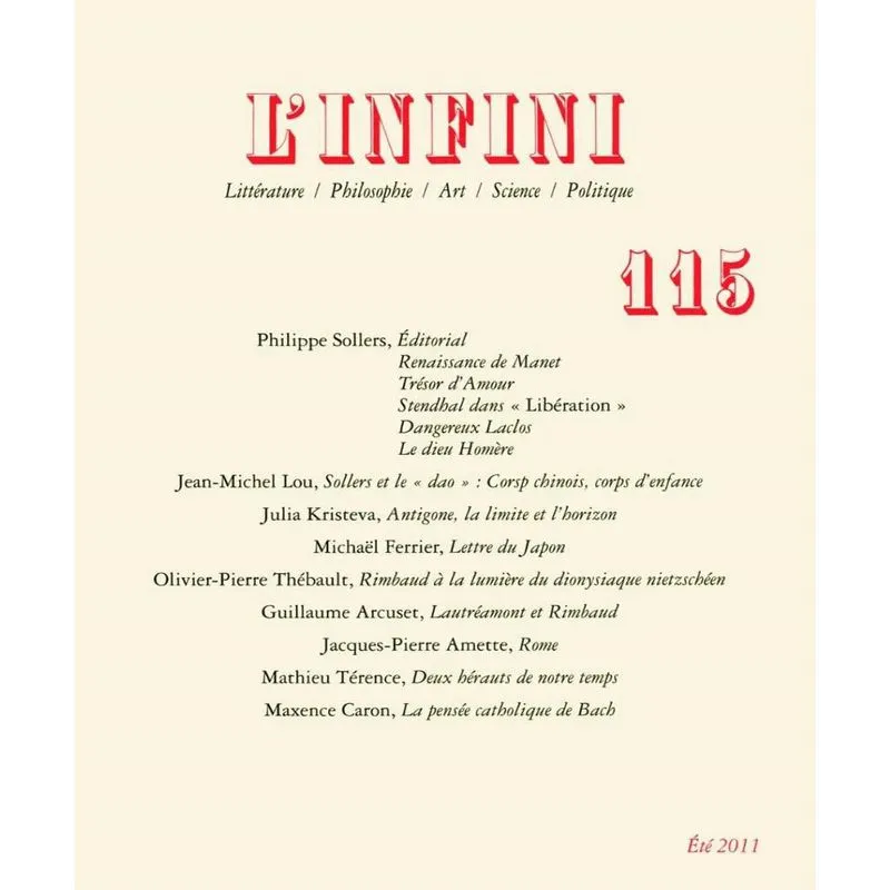 Infini (l), n. 115