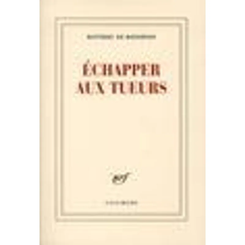 Echapper Aux Tueurs