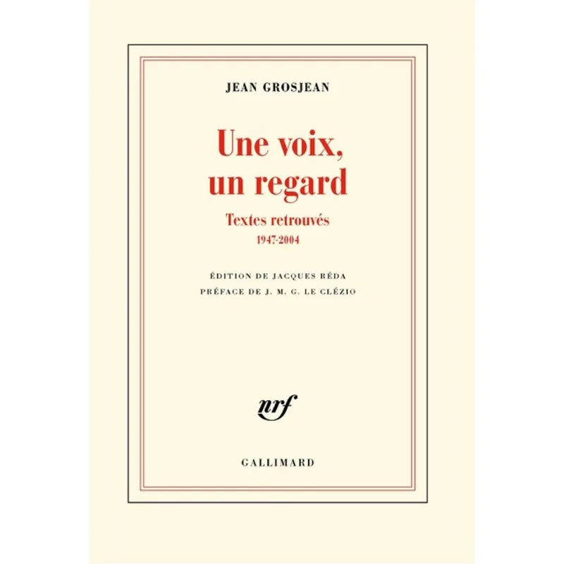 UNE VOIX, UN REGARD