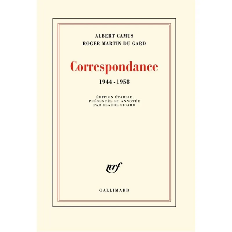 CORRESPONDANCE - 1944-1958