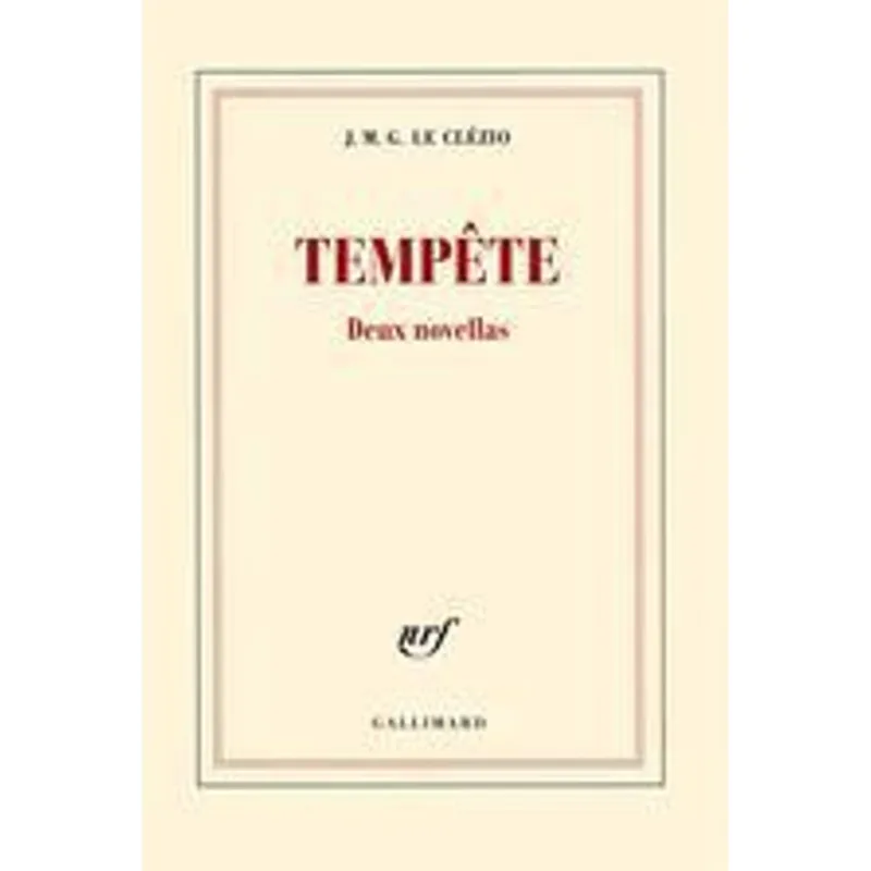 Tempete - Deux Novellas