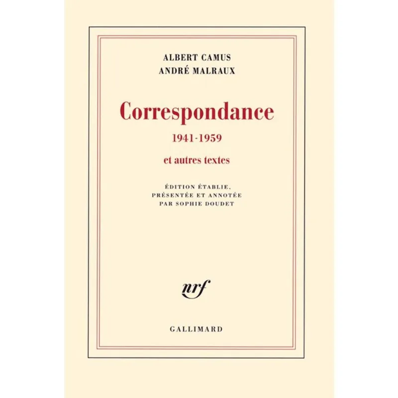 CORRESPONDANCE - 1941-1959