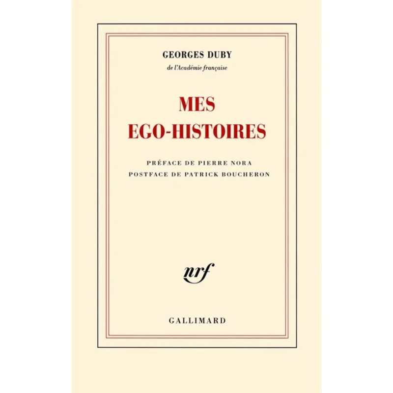 MES EGO-HISTOIRES