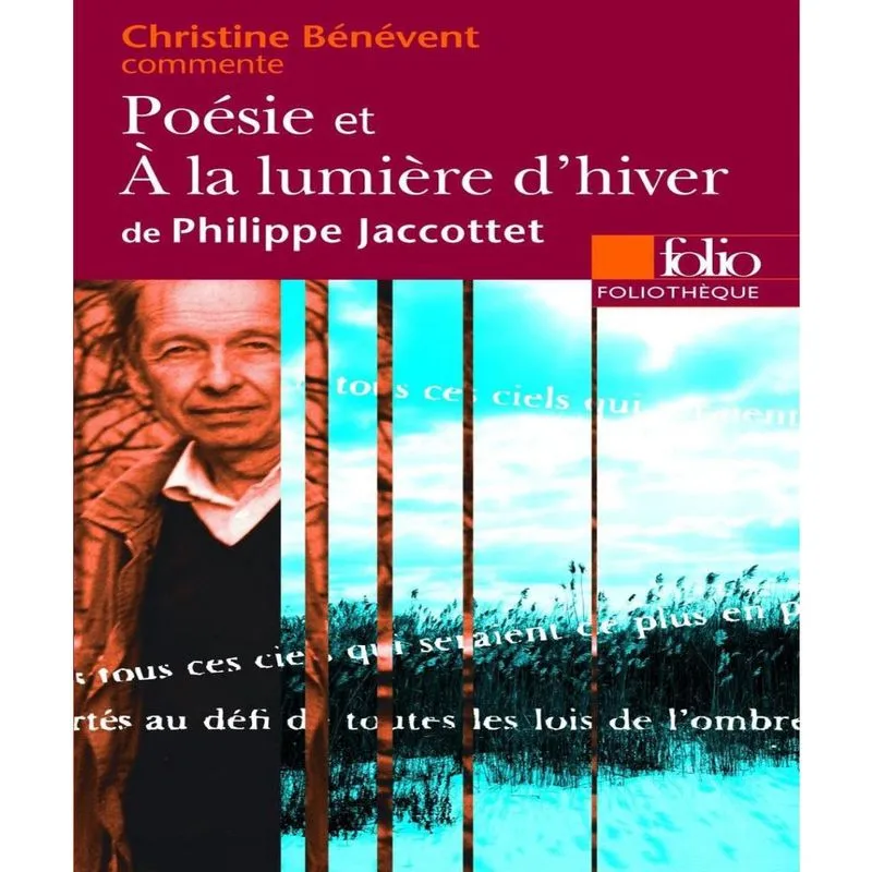 POéSIE et A la LUMIèRE dhiver de philippe jaccottet