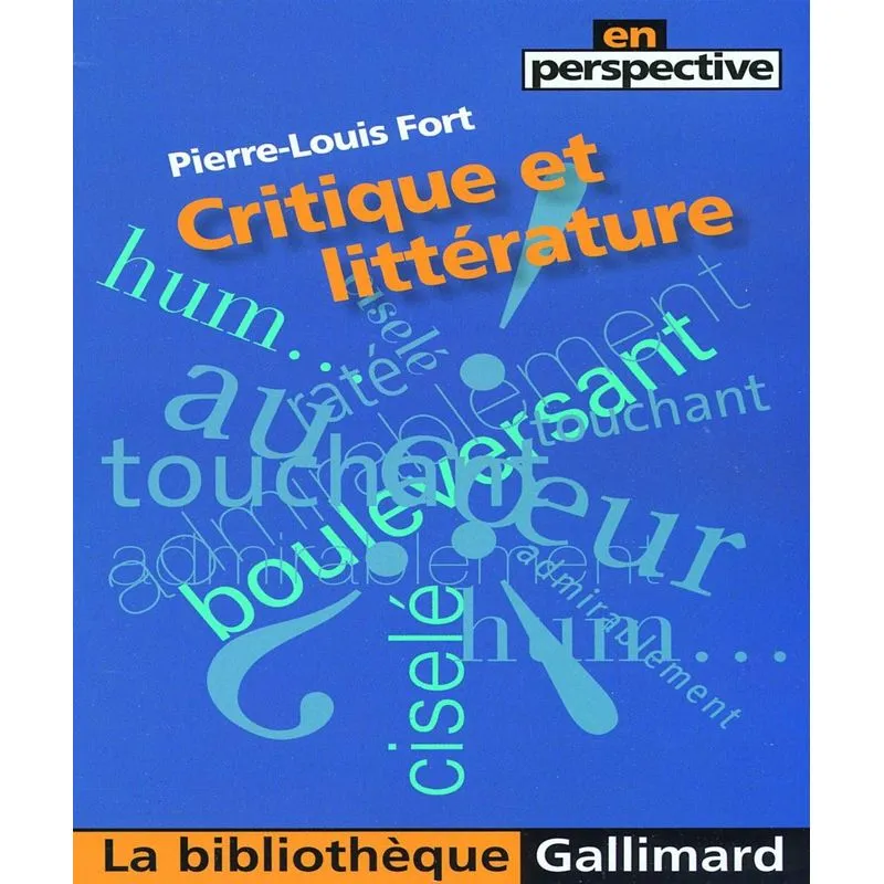Critique Et Littérature