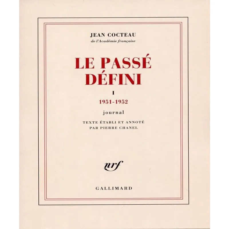Le PASSé DéFINI 1 - journal (1951-1952)