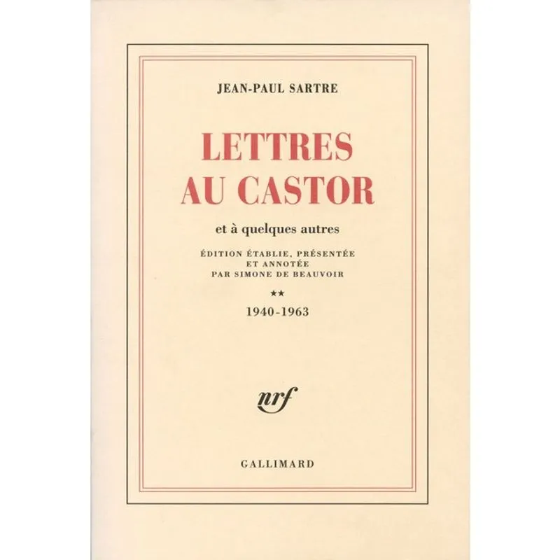 LETTRES AU CASTOR