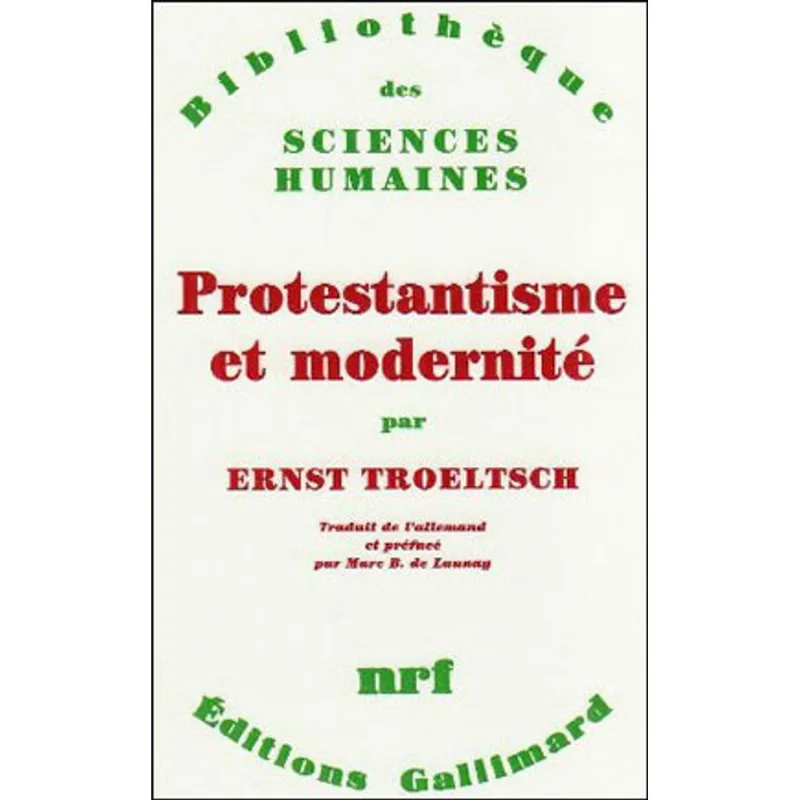 PROTESTANTISME ET MODERNITE