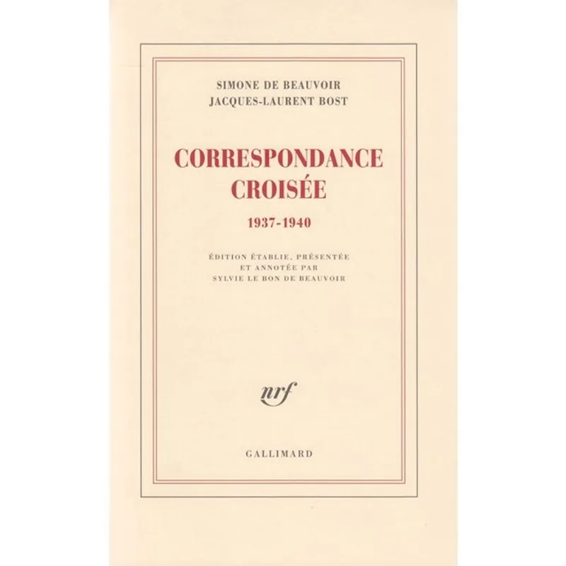 CORRESPONDANCE CROISÉE - 1937-1940