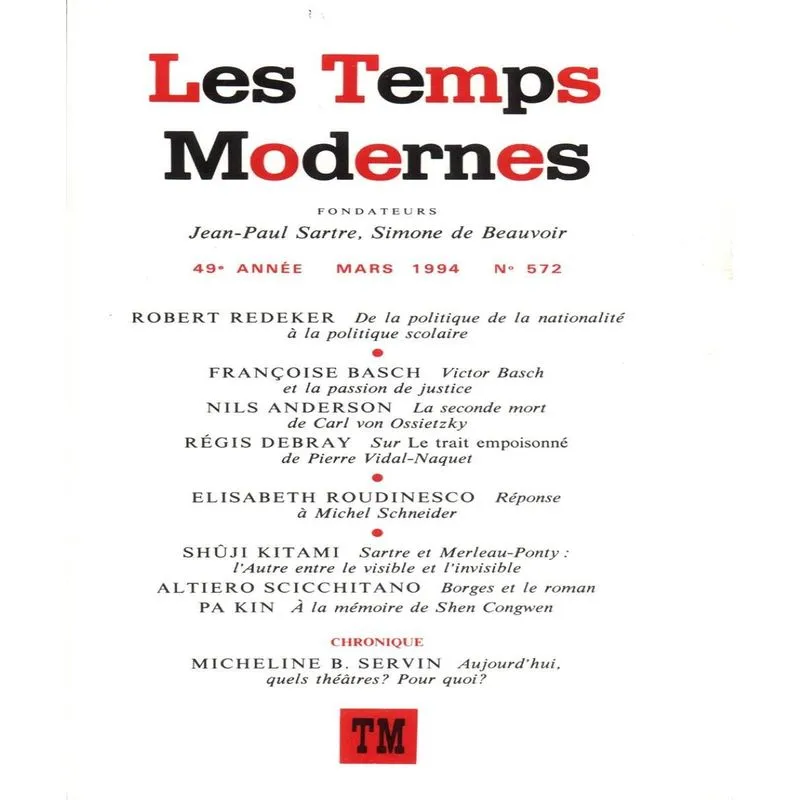 Les Temps Modernes 572
