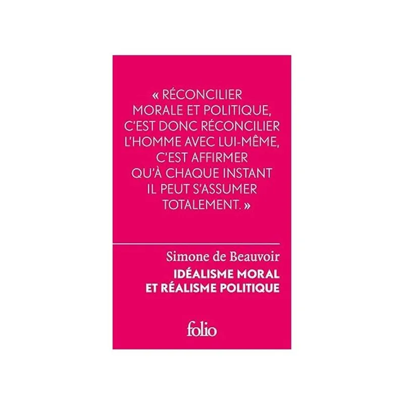 IDÉALISME MORAL ET RÉALISME POLITIQUE