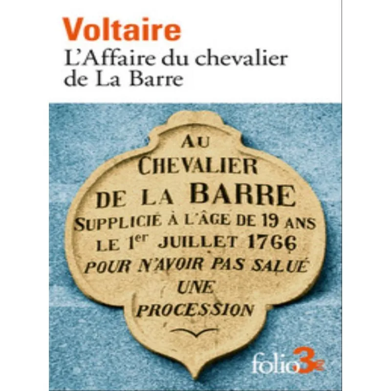 L'AFFAIRE DU CHEVALIER DE LA BARRE