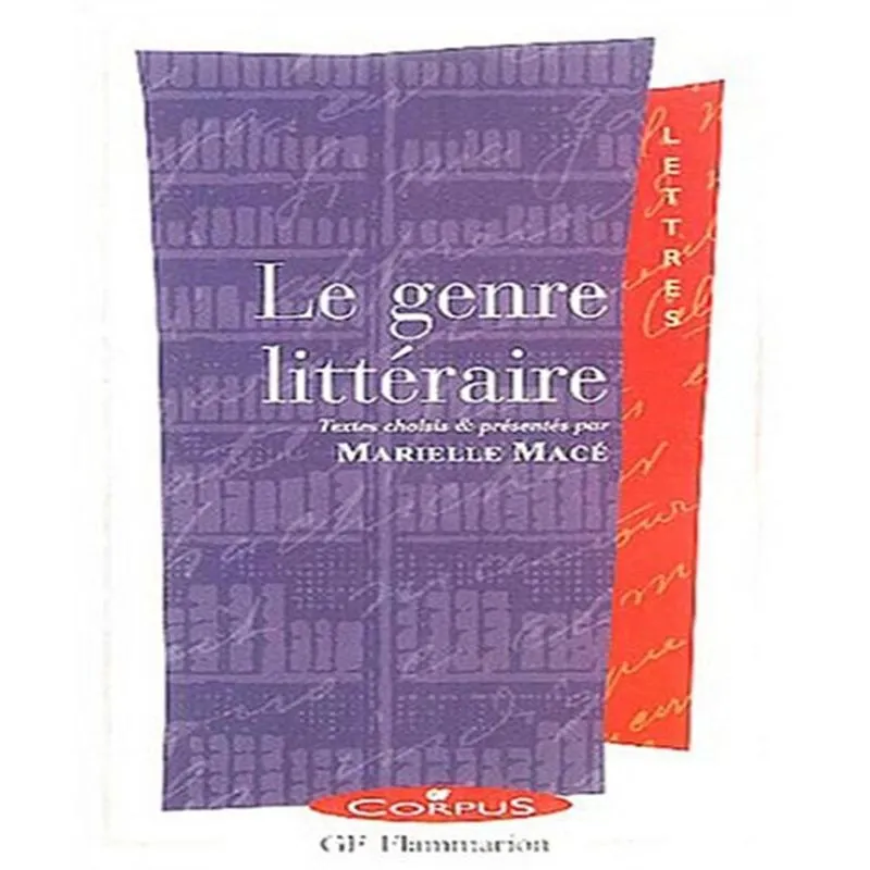 Le Genre Littéraire