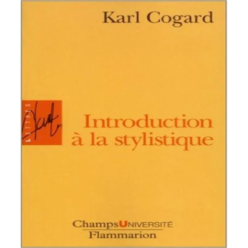 Introduction À La Stylistique
