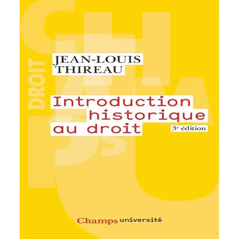 Introduction Historique Au Droit