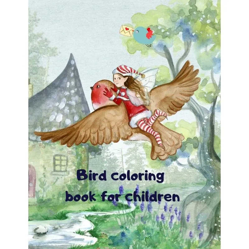 Bird coloring book for children