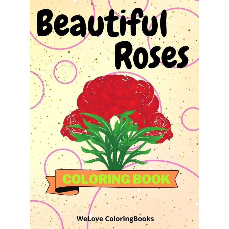 Beautiful Roses Coloring Book