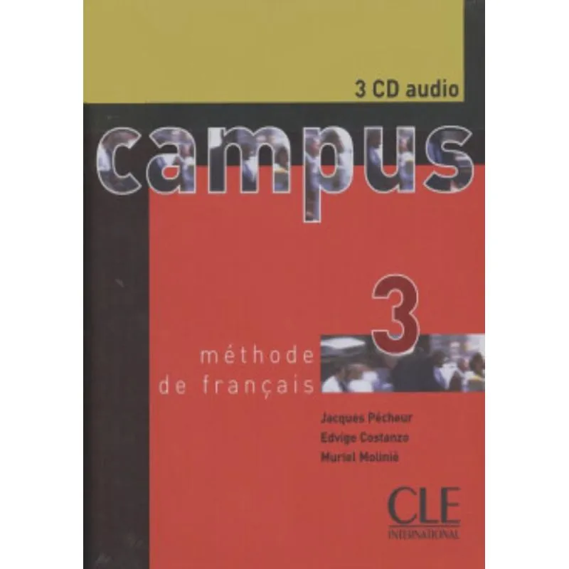 Campus Methode De Francais Cd Class Audio Collectif 3 (4) Importado