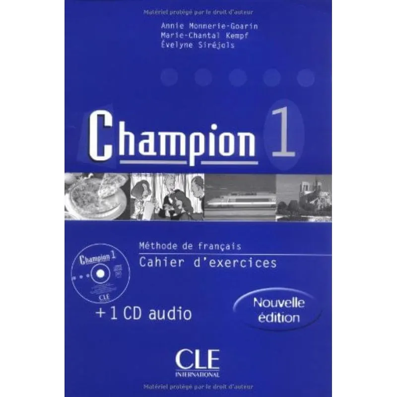 CHAMPION 1 - CAHIER D'EXERCICES