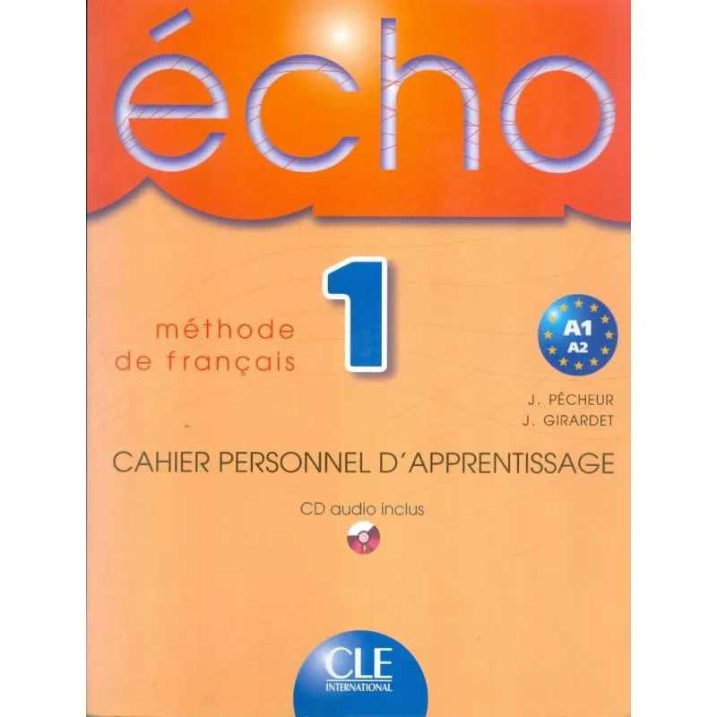 Echo Cahier Personnel D'Apprentissage Cd Audio 1