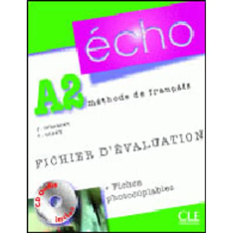 ECHO A2 - FICHIER D'EVALUATION - 2E EDITION