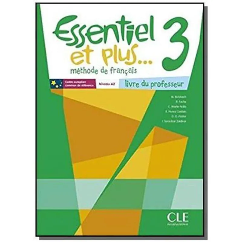 Essentiel Et Plus.3 A2 - Livre Du Professeur