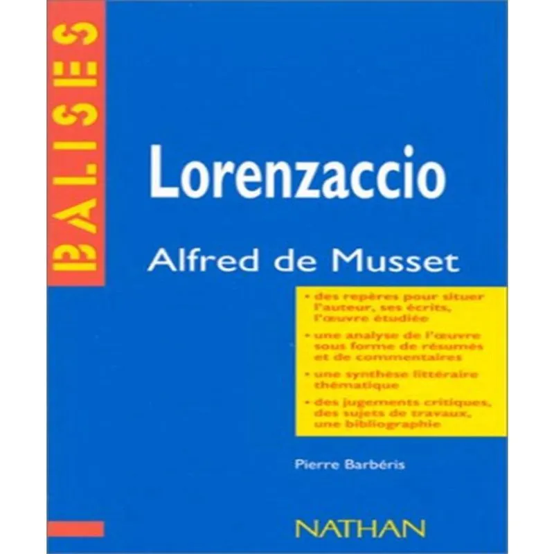 Lorenzaccio, alfred de musset - RéSUMé analytique, commentaire critique, document
