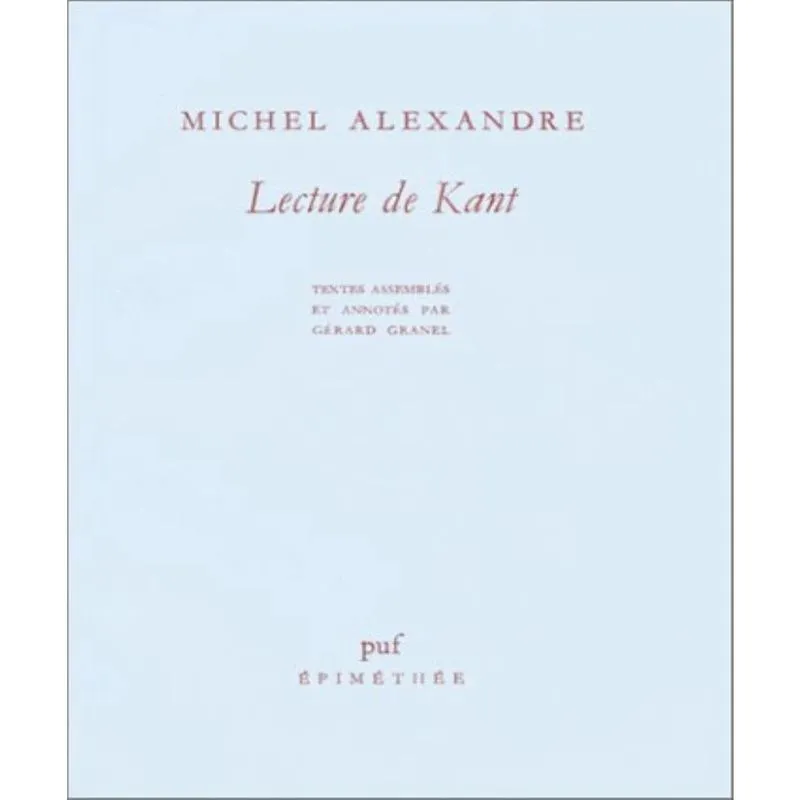 Lecture De Kant