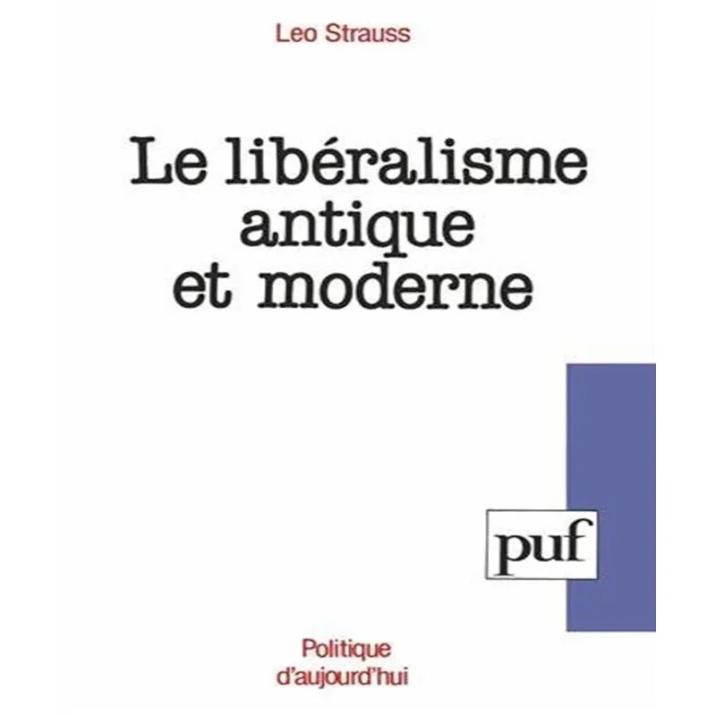 Le Libéralisme Antique Et Moderne