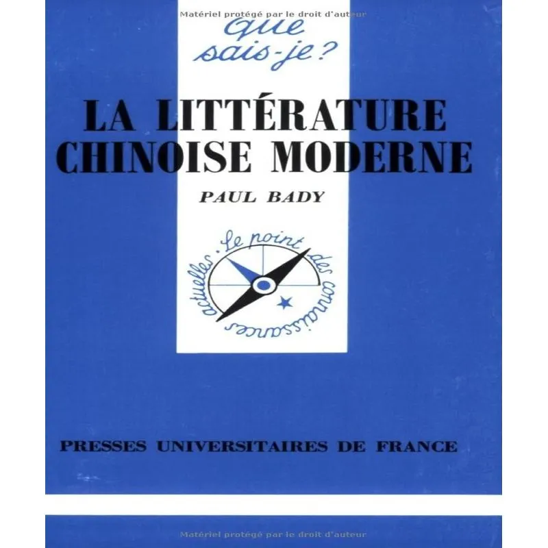 La Littérature Chinoise Moderne