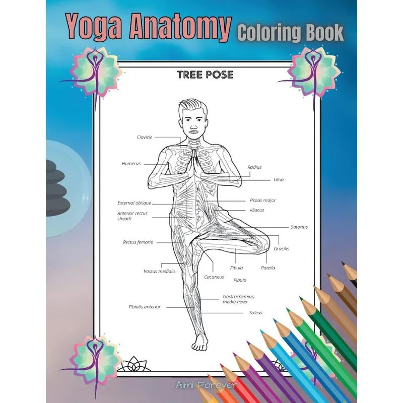 Yoga Anatomy Coloring Book