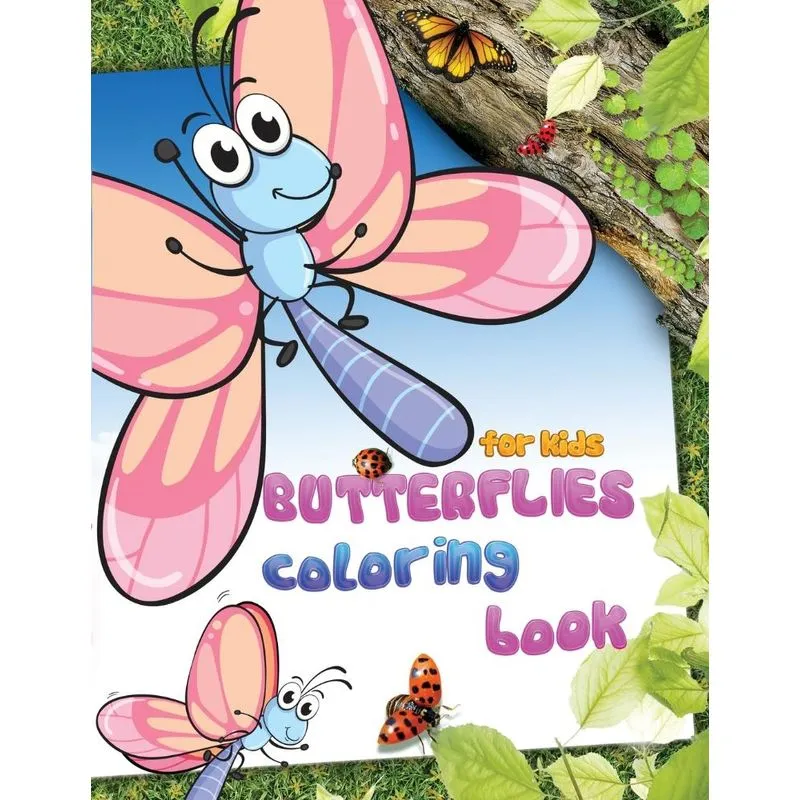 Butterflies coloring book