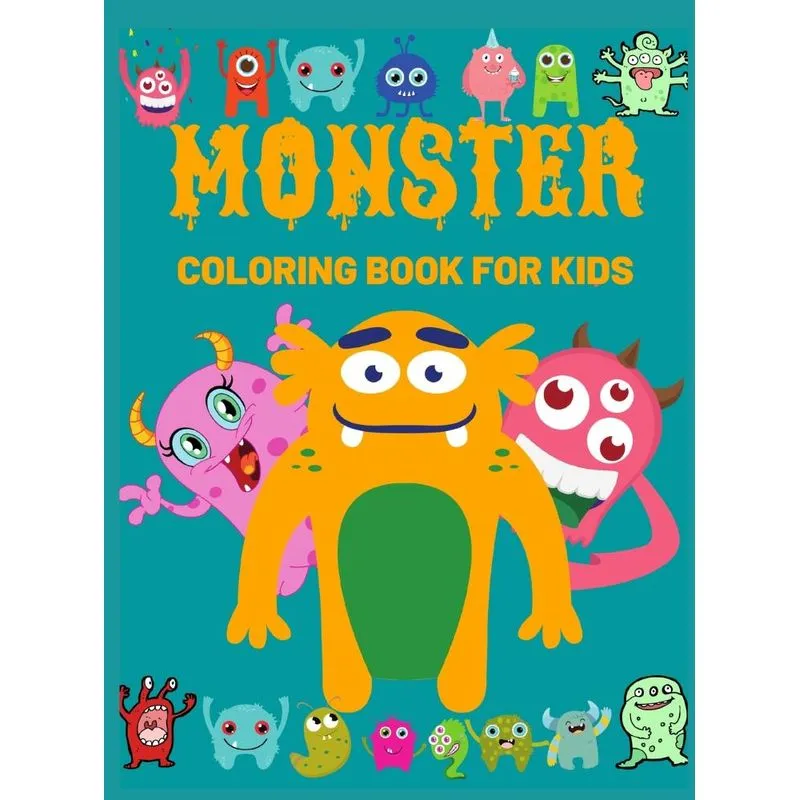 Monster Coloring Book For Kids