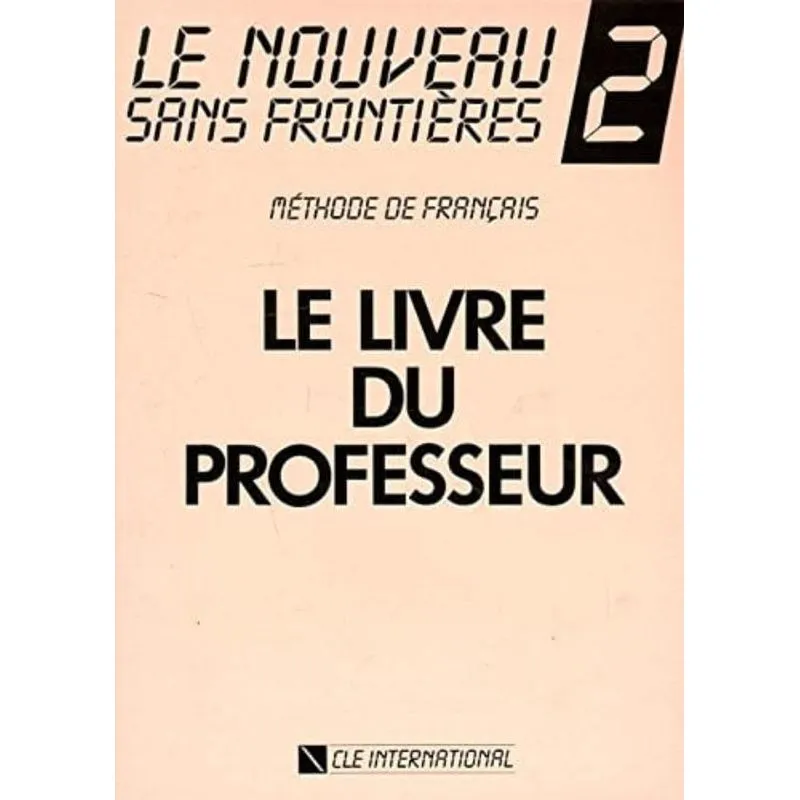 NOUVEAU SANS FRONTIERES 2 - PROFESSEUR