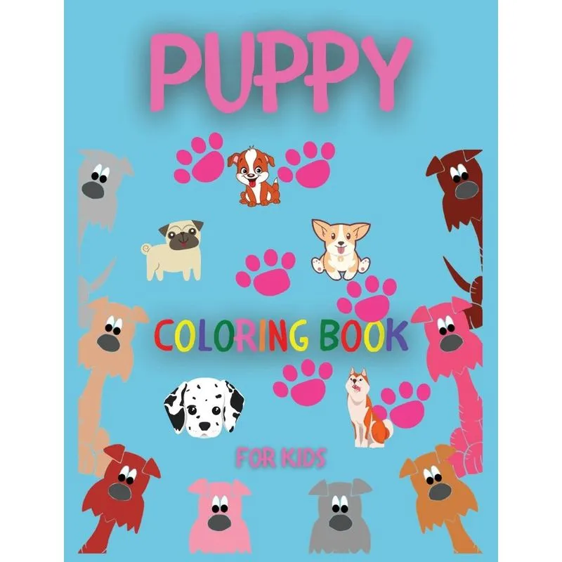 PUPPY Coloring Book for Kids