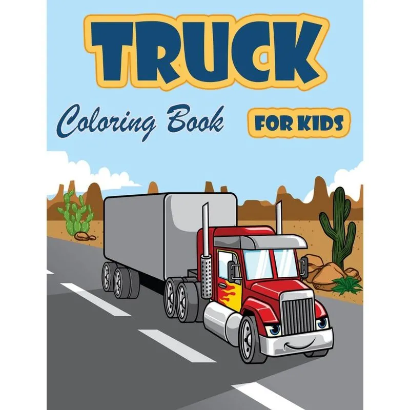 Truck Coloring Book for Kids