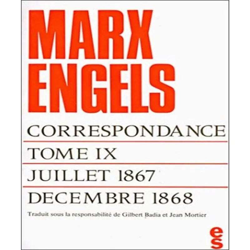 Correspondance 9 - juillet 1867-DECEMBRE 1868