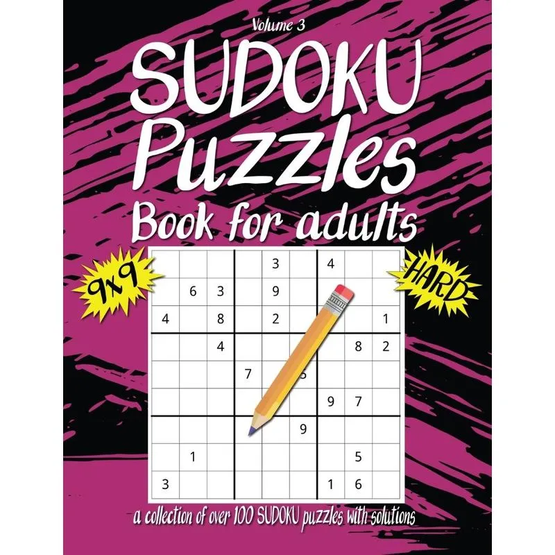Hard Sudoku Book For Adults