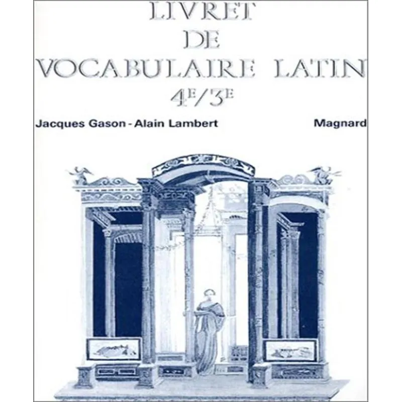 Livret De Vocabulaire Latin 4e/3e