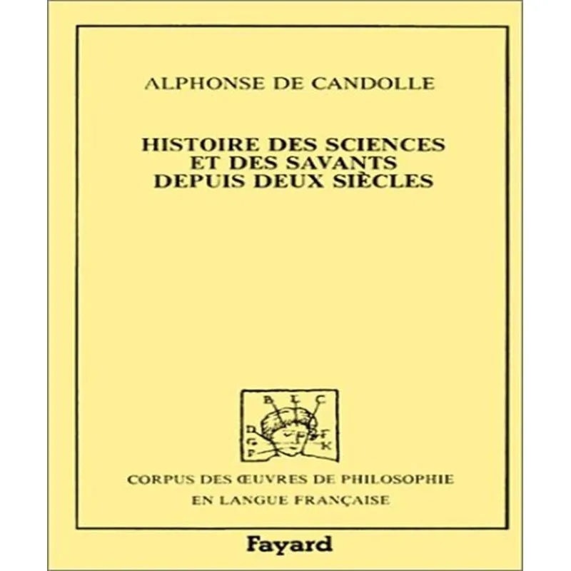 Histoire Des Savants - 1873