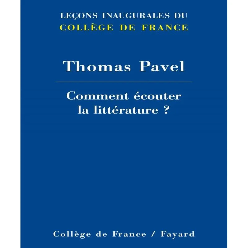 Comment Écouter La Littérature?