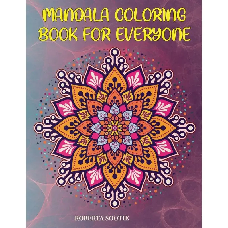 Mandala coloring book for everyone